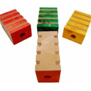 FUN-MAX GROOVY BLOCK 2" X 3" - 4 PCS IN BAG Groovy Block 2" x 3"