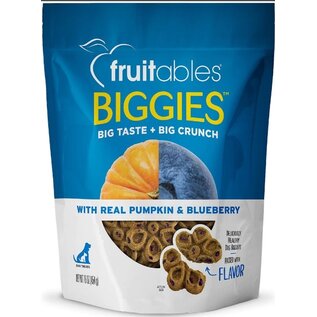 MANNAPRO Fruitables Biggies with Real Pumpkin & Blueberry Dog Treats, 16-oz bag