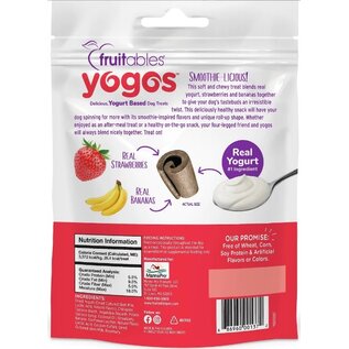 FRUITABLES YOGOS REAL YOGURT DOG TREAT