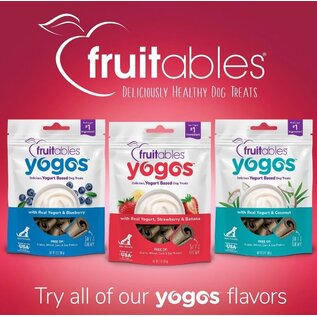 FRUITABLES YOGOS REAL YOGURT DOG TREAT