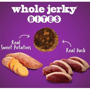 Fruitables Whole Jerky Bites Duck & Sweet Potato Dog Treats, 5-oz bag