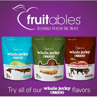 Fruitables Whole Jerky Bites Duck & Sweet Potato Dog Treats, 5-oz bag