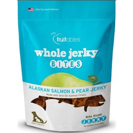Fruitables Whole Jerky Bites Alaskan Salmon & Pear Dog Treats, 5-oz bag