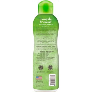 TROPICLEAN TropiClean Natural Awapuhi & Coconut Whitening Coat Dog / Cat Shampoo 20OZ