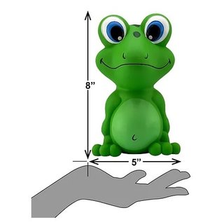 NATURFLEX FROG GREEN LATEX DOG TOY LARGE 8"