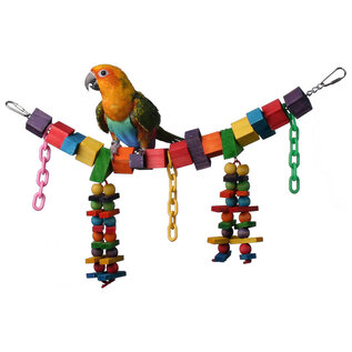 SUPER BIRD CREATIONS Super Bird SB-449 Rainbow Bridge Bird Toy, Jr.
