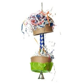 A&E CAGE COMPANY HAPPY BEAKS FORAGING CUPCAKES BIRD TOY SMALL