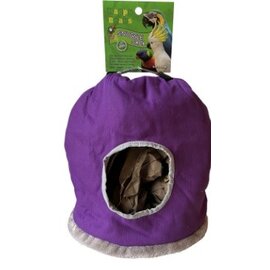 A&E CAGE COMPANY A & E Cages Happy Beaks Snuggle Sack Bird Hut Assorted, 1ea/XL