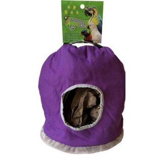 A&E CAGE COMPANY A & E Cages Happy Beaks Snuggle Sack Bird Hut Assorted, 1ea/XL