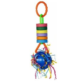 SUPER BIRD CREATIONS Wacky Waffle Bagel Bird Toy