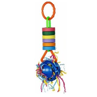 SUPER BIRD CREATIONS Wacky Waffle Bagel Bird Toy
