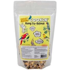 SUNSEED Sun Seed Crazy Good Cookin' Kung Fu-licious Bird Treat 12 oz