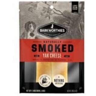 BARKWORTHIES NATURALLY SMOKED Large Yak Cheese 2 PACK