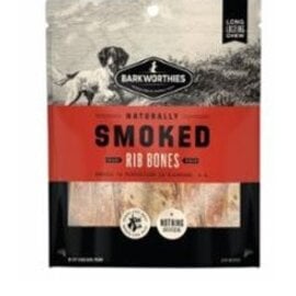 BARKWORTHIES NATURALLY SMOKED Rib Bones 10 PACK