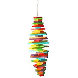 A&E CAGE COMPANY A & E Cages Happy Beaks Spiral Blocks Bird Toy