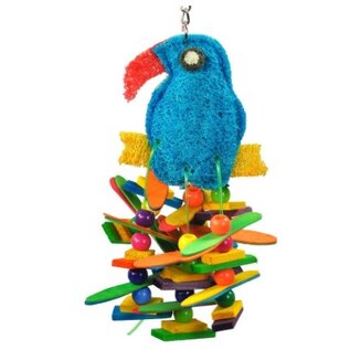 A&E CAGE COMPANY A & E Cages Happy Beaks Toucan Sam Bird Toy
