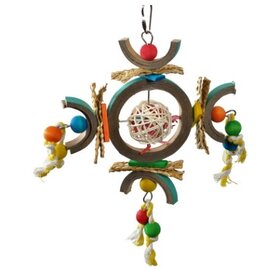 A&E CAGE COMPANY A & E Cages Happy Beaks Atomic Dream Catcher Bird Toy