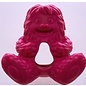 YETI PET PRODUCTS YETI PET PRODUCTS HANGRY YETI PUFF & PLAY DOG TOY PINK