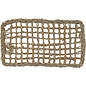 HAPPY BEAKS Happy Beaks 7"x12" Rectangle Woven Natural Seagrass Vine Mat