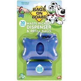 BAGS ON BOARD Bags on Board Bone Waste Pick-up Bag Dispenser with Dookie Dock
