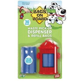 BAGS ON BOARD Bags on Board Fire Hydrant Waste Pick-up Bag Dispenser