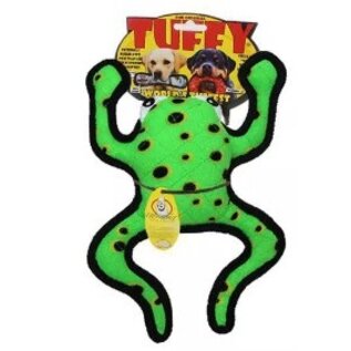 Tuffy Phrog Leap Dog Toy - Green