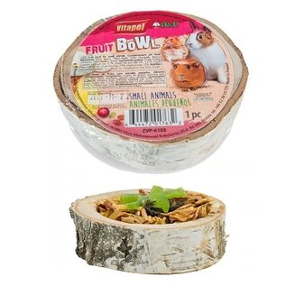 VITAPOL VITAPOL SMALL ANIMAL WOOD FRUIT TREAT BOWL