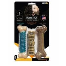 HERO/CAITEC HERO DOG BONETICS TREAT BONE LARGE 3 PACK