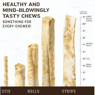 EARTH ANIMAL EARTH ANIMAL DOG NO HIDE STRIPS BEEF 4 PACK