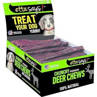 ETTA SAYS ETTA SAYS DOG 4IN CRUNCHY DEER CHEW STICKS 36 COUNT