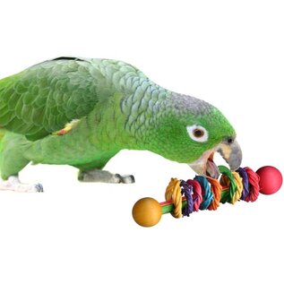 SUPER BIRD CREATIONS VINE RING RATTLE FOOT TOY