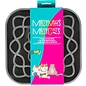 MESSY MUTTS MESSY MUTTS DOG & CAT SLOW FEEDER GREY 2 CUP