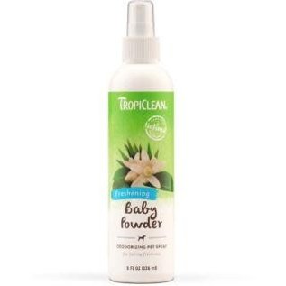 TROPICLEAN Tropiclean Baby Powder Freshening Dog / Cat Spray 8 oz.