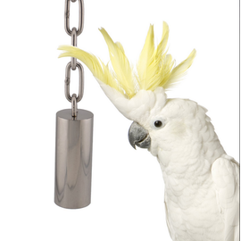 SUPER BIRD CREATIONS SUPERBIRD CREATIONS  STAINLESS STEEL TUBE BELL – MEDIUM  9.5 x 1.5 x 1.5"