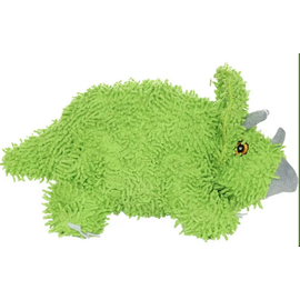 MIGHTY MICROFIBER TRICERATOPS DURABLE DOG TOY