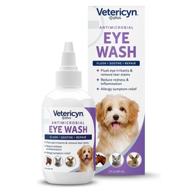 VETERICYN VETERICYN PLUS ANTIMICROBIAL EYE WASH - 3oz.