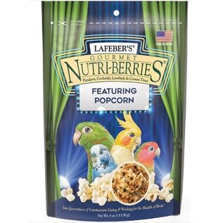 LAFEBER COMPANY LAFEBER COCKATIEL NUTRI-BERRIES POPCORN 4OZ BAG