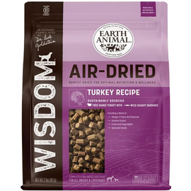 EARTH ANIMAL Earth Animal Wisdom Air-Dried Turkey Recipe Premium Natural Dog Food, 2-lb bag