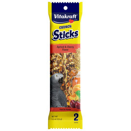 SUNSEED Vitakraft Crunch Sticks Apple & Honey Flavor for Parrots 5.5 oz.
