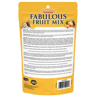 SUNSEED Sunseed Fabulous Fruit Mix Parrots & Conures  12 oz.