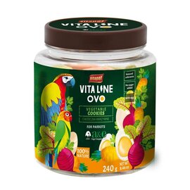VITAPOL Vitapol Vitaline Ovo Gourmet Vegetable Cookies For Parrots 8.46 oz