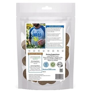 SUZIES'S CBD SUZIE'S CBD 4mg PEANUT BUTTER HEARTS FOR DOGS 20 count
