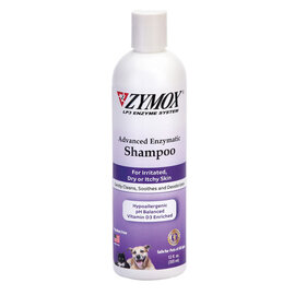Zymox Advanced Enzymatic Shampoo for Dry or Itchy Skin 12 oz.
