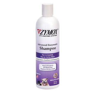 Zymox Advanced Enzymatic Shampoo for Dry or Itchy Skin 12 oz.
