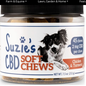 SUZIES'S CBD SUZIE'S CBD SOFT CHEWS FOR DOGS  CHICKEN/TURMERIC 2mg 7.5oz 45 count jar