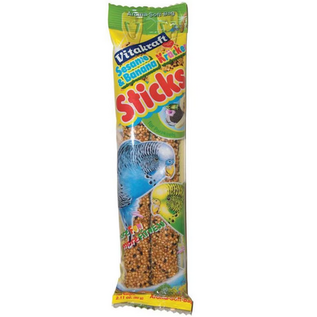 SUNSEED Vitakraft Parakeet Sesame & Banana Sticks 2.11oz 2pack