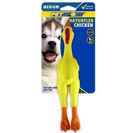 NATURFLEX CHICKEN LATEX DOG TOY MEDIUM 9.25"