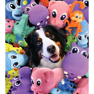 NATURFLEX CHICKEN LATEX DOG TOY 16"