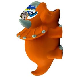 NATURFLEX TRICERATOPS LATEX DOG TOY JUMBO 12"