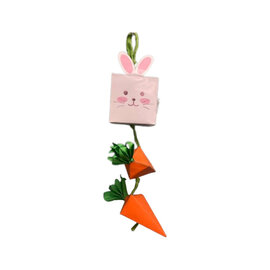 A&E CAGE COMPANY A & E Cages Nibbles Bunny/Carrot Box Small Animal Chew Toy